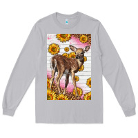 Moon Dust Western Cute Baby Deer Fawn Long Sleeve Tee - LillyAllenDesigns