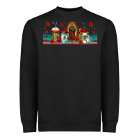 Black lady of guadalupe coffee cups libbey glass Heavyweight Sweatshirt - Jasminsmagicworld