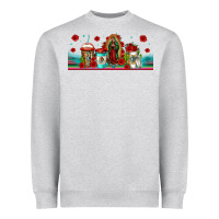 Heather Grey lady of guadalupe coffee cups libbey glass Heavyweight Sweatshirt - Jasminsmagicworld