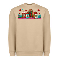 Mushroom lady of guadalupe coffee cups libbey glass Heavyweight Sweatshirt - Jasminsmagicworld