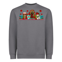 Storm lady of guadalupe coffee cups libbey glass Heavyweight Sweatshirt - Jasminsmagicworld