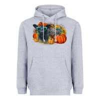 Heather Grey Fall Autumn Baby Calf Heavyweight Hoodie - LillyAllenDesigns