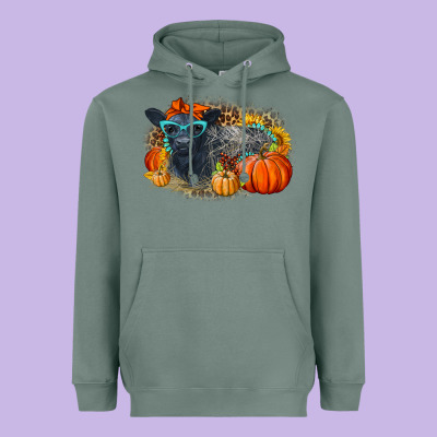 Fall Autumn Baby Calf Heavyweight Hoodie Designed By Lillyallendesigns