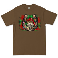 Cacao christmas horseshoe bull skull Premium Tee - BarkalooDesign