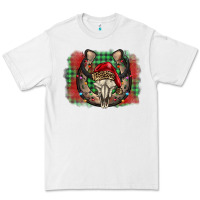 White christmas horseshoe bull skull Premium Tee - BarkalooDesign