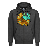 Charcoal Heather life is better with cats Zipper Hoodie - NancyCooperArtShop