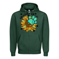 Sports Green life is better with cats Zipper Hoodie - NancyCooperArtShop