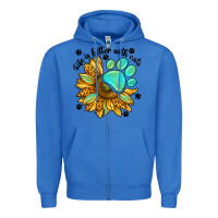 True Royal life is better with cats Zipper Hoodie - NancyCooperArtShop