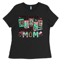 Black my favorite nurse calls me mom Ladies Tee - RanaPortraitStore