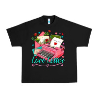 Black love letter with typewriter Urban Heavy Tee - AdoDesignShop