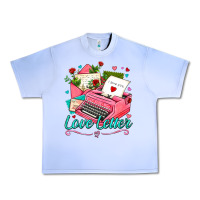 Grape Ice love letter with typewriter Urban Heavy Tee - AdoDesignShop