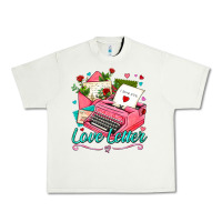 Pistachio love letter with typewriter Urban Heavy Tee - AdoDesignShop