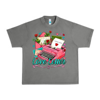 Tornado love letter with typewriter Urban Heavy Tee - AdoDesignShop