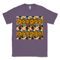 Lavender seamless poultry farm sunflowers chicken coop tumbler Classic Tee - Artiststas