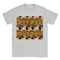 Moon Dust seamless poultry farm sunflowers chicken coop tumbler Classic Tee - Artiststas