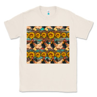 Natural seamless poultry farm sunflowers chicken coop tumbler Classic Tee - Artiststas