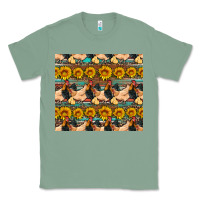 Sage seamless poultry farm sunflowers chicken coop tumbler Classic Tee - Artiststas