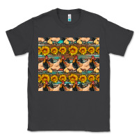 Smoke seamless poultry farm sunflowers chicken coop tumbler Classic Tee - Artiststas