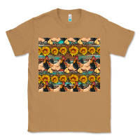Toasted Coconut seamless poultry farm sunflowers chicken coop tumbler Classic Tee - Artiststas