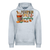 Heather Grey pumpkin spice and everything nice Urban Hoodie - CowGirlArtShop