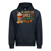 Navy pumpkin spice and everything nice Urban Hoodie - CowGirlArtShop