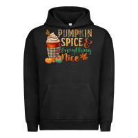 Pigment Black pumpkin spice and everything nice Urban Hoodie - CowGirlArtShop