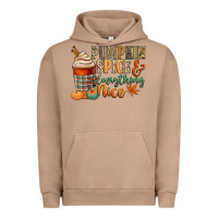 Pigment Burro pumpkin spice and everything nice Urban Hoodie - CowGirlArtShop