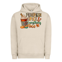 Pigment French Oak pumpkin spice and everything nice Urban Hoodie - CowGirlArtShop