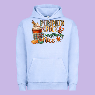 Pumpkin Spice And Everything Nice Urban Hoodie Designed By Cowgirlartshop
