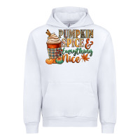 White pumpkin spice and everything nice Urban Hoodie - CowGirlArtShop