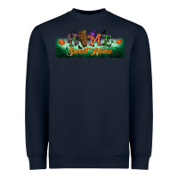 Navy home sweet home libbey glass Heavyweight Sweatshirt - BundleAndBundleShop