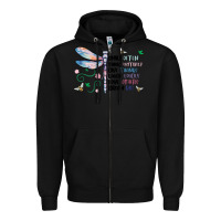 Black dragonfly smile tink give laugh love dream Zipper Hoodie - MaliasSmallBusiness