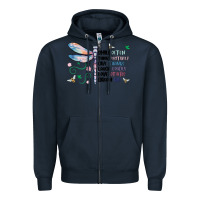 Navy dragonfly smile tink give laugh love dream Zipper Hoodie - MaliasSmallBusiness
