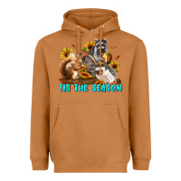 Meerkat Fall Tis The Season Animals Heavyweight Hoodie - LillyAllenDesigns