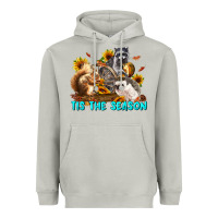 Moon Dust Fall Tis The Season Animals Heavyweight Hoodie - LillyAllenDesigns