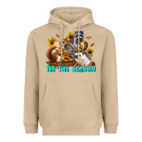 Mushroom Fall Tis The Season Animals Heavyweight Hoodie - LillyAllenDesigns