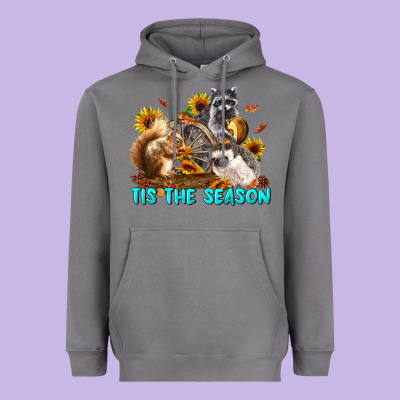 Fall Tis The Season Animals Heavyweight Hoodie Designed By Lillyallendesigns