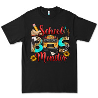 Black school bus monitor Premium Tee - texasbilliewilder