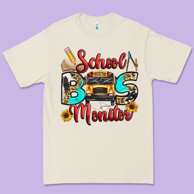 School Bus Monitor Premium Tee Designed By Texasbilliewilder
