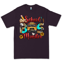 Plum school bus monitor Premium Tee - texasbilliewilder
