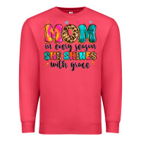 Cardinal mom in every season she shines with grace Premium Sweatshirt - Artiststas