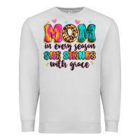 Dove Grey mom in every season she shines with grace Premium Sweatshirt - Artiststas