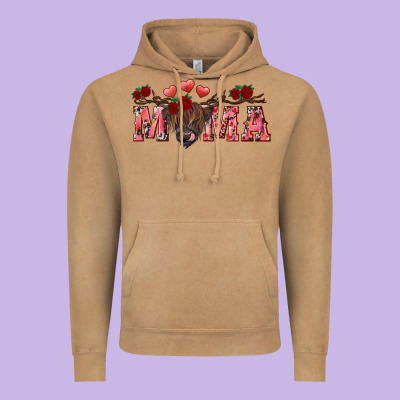 Valentines Day Mama Vintage Hoodie Designed By Ranaportraitstore