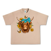 Burro sunflower long haired cow Urban Heavy Tee - Jasminsmagicworld