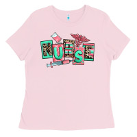 Bubblegum Pink nurse Ladies Tee - RanaPortraitStore