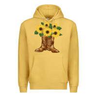 Antique Gold cowgirl boots Premium Hoodie - Bettercallsaul
