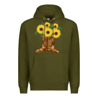 Army Green cowgirl boots Premium Hoodie - Bettercallsaul