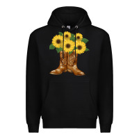 Black cowgirl boots Premium Hoodie - Bettercallsaul