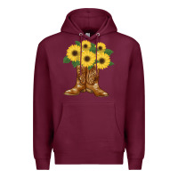 Burgundy cowgirl boots Premium Hoodie - Bettercallsaul
