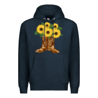Navy cowgirl boots Premium Hoodie - Bettercallsaul